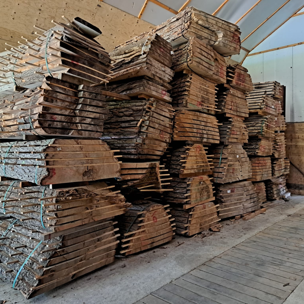 Boomstam planken/bladen