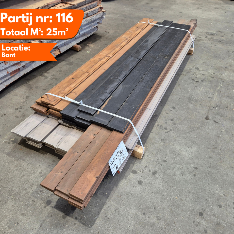 Diverse Thermowood Planken 2400-3300x90-145x18mm