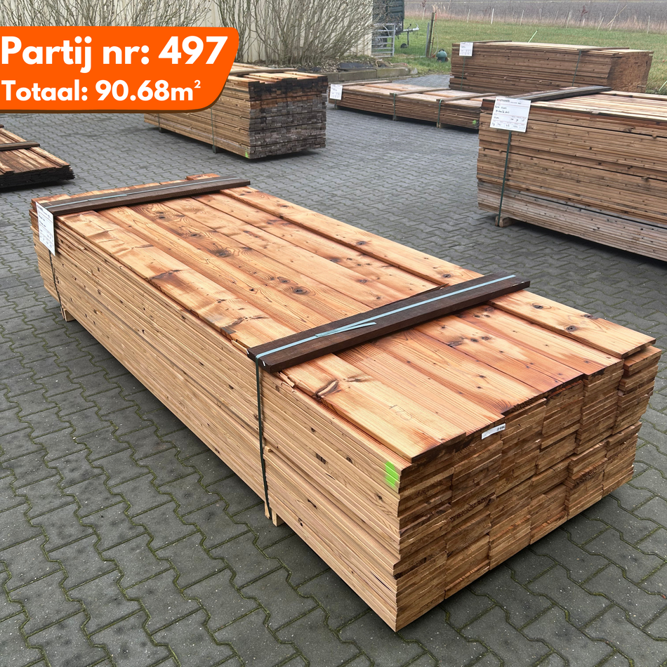 Thermo Vuren Geschaafde Plank 3000x185x18mm