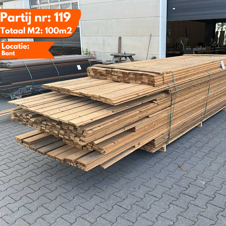 Thermo Vuren Diverse Gevelbekleding 3000-5400mm (Ca 100m2)