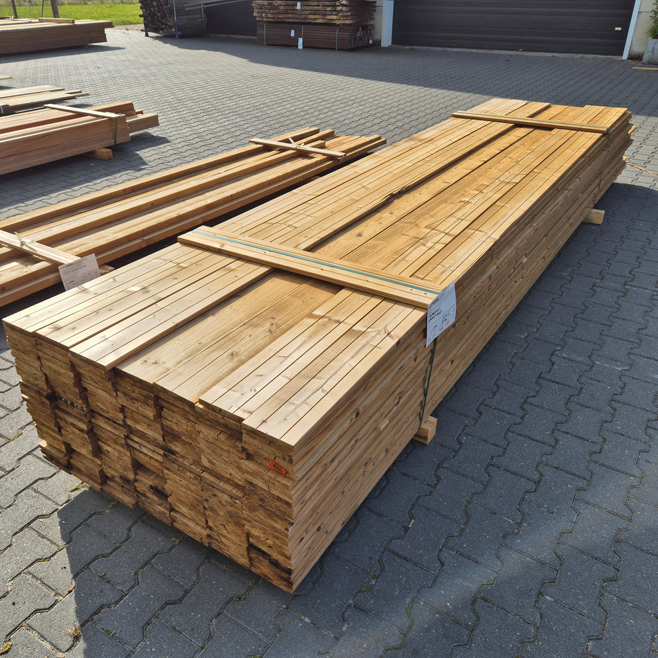 Thermo Vuren Geschaafde Plank 4200-4500x140x18mm