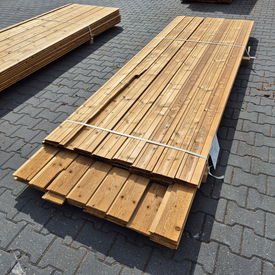 Thermo Vuren Channelsiding Geborsteld 3000-3300x140x19mm