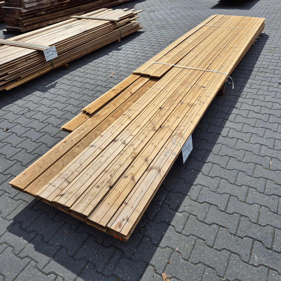 Thermo Vuren Channelsiding Geborsteld 4520-5100x140x18mm