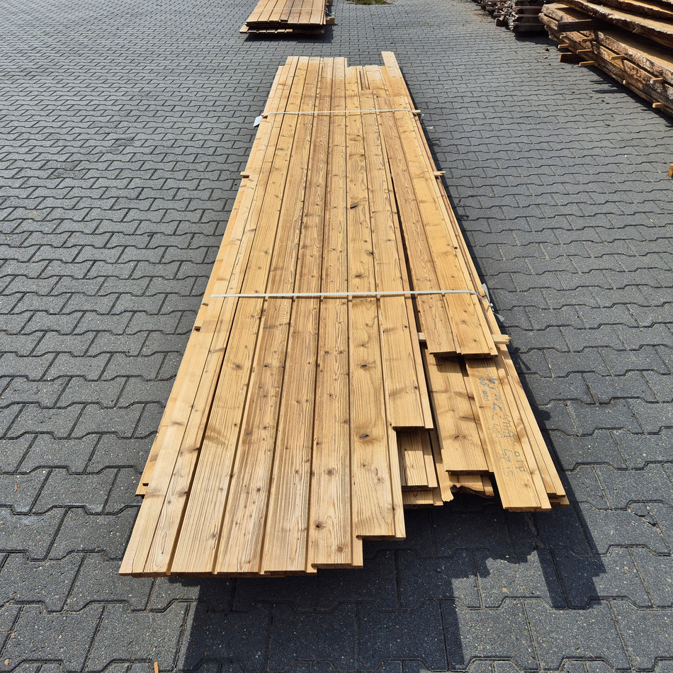 Thermo Vuren Geborstelde Planken 3000-5400x115-140x20mm