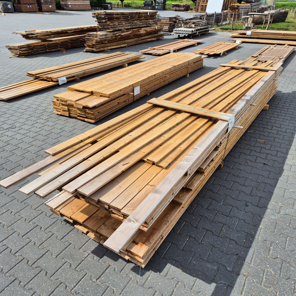 Thermo Vuren Geborstelde Plank 3000-5400x100x18mm