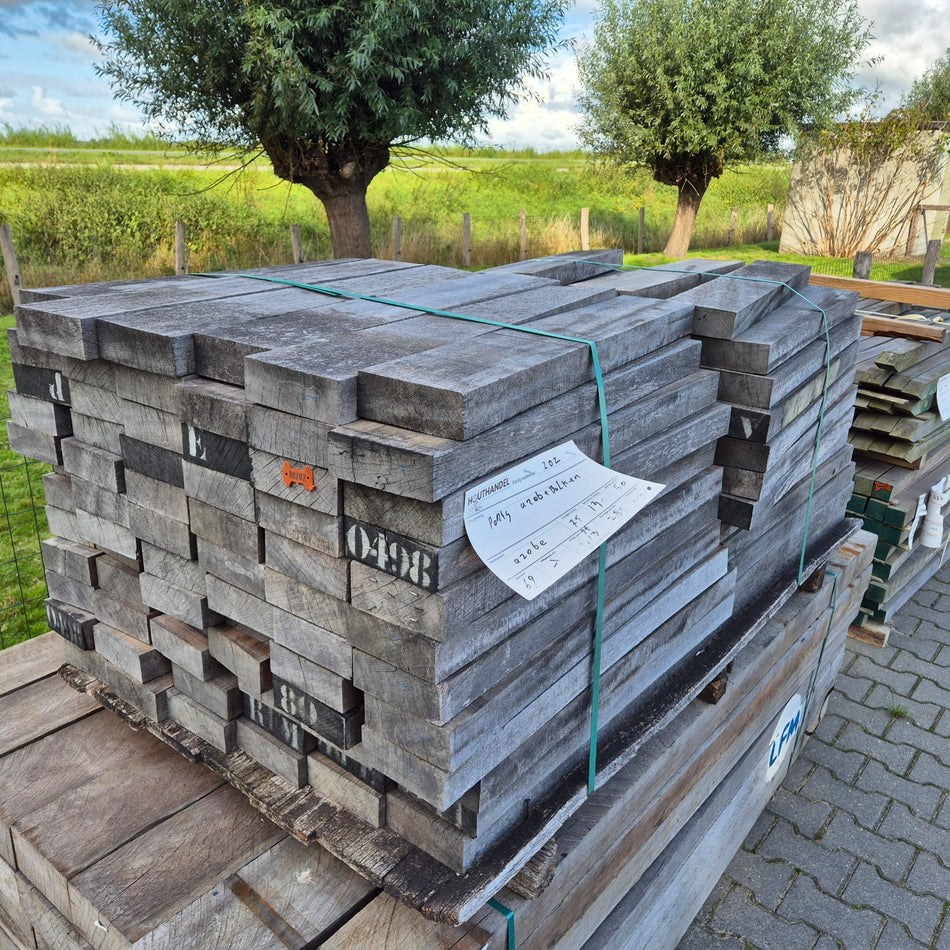 Hardhout Azobe Balken 750x130x50mm