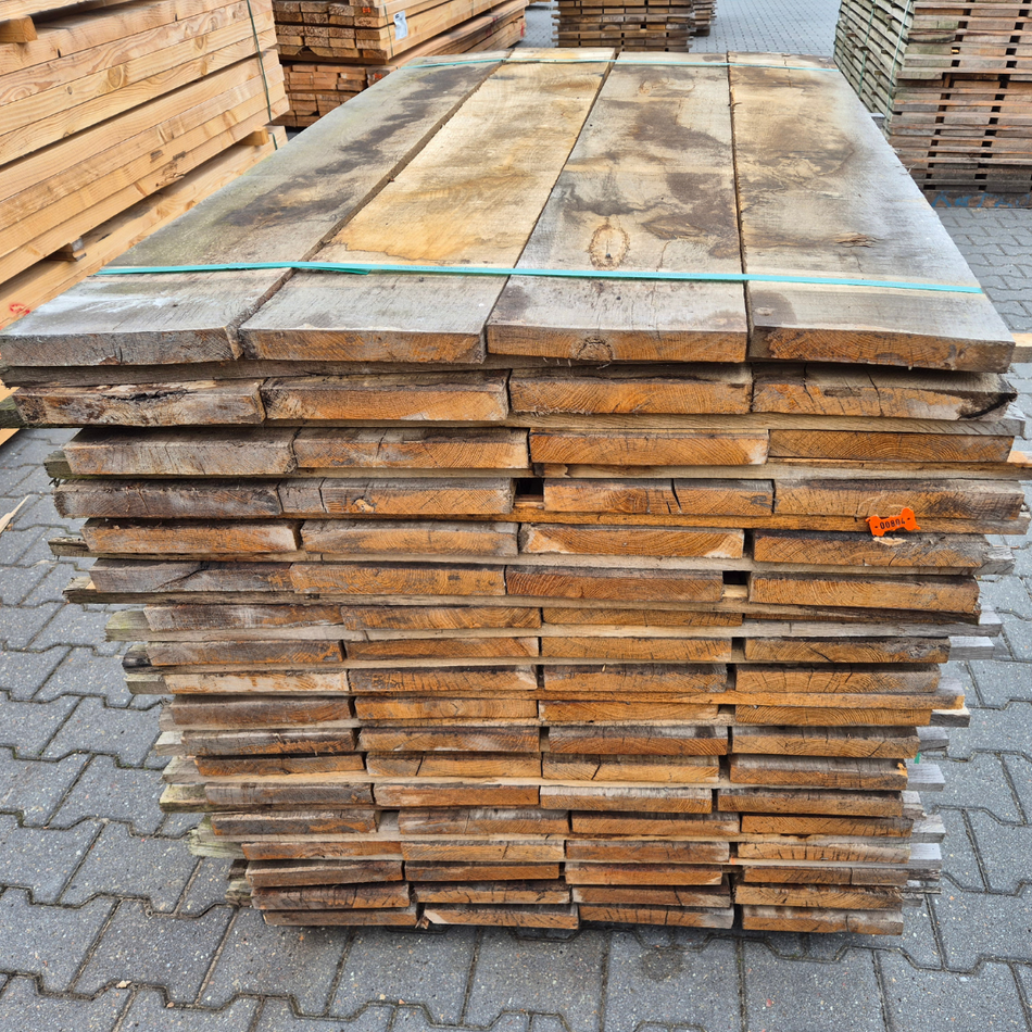 Eiken planken fijnbezaagd 1550x220x27mm