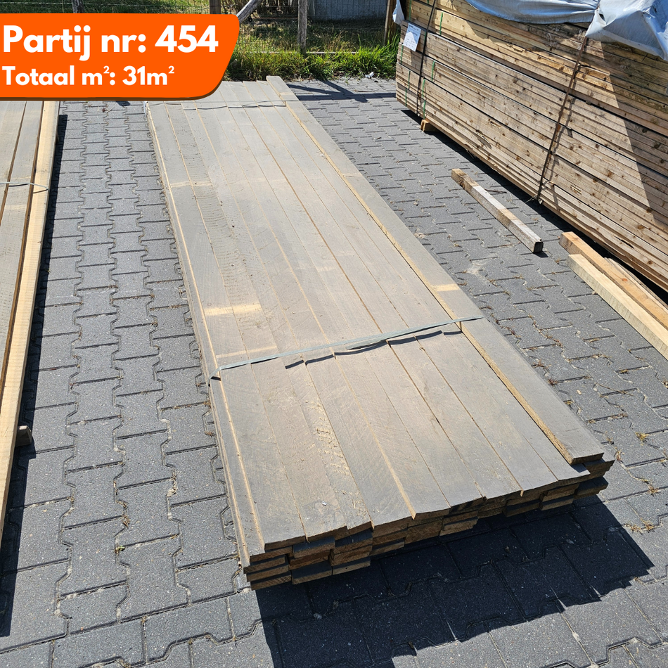 Partij Vuren Balken/Planken 3900x100x25mm