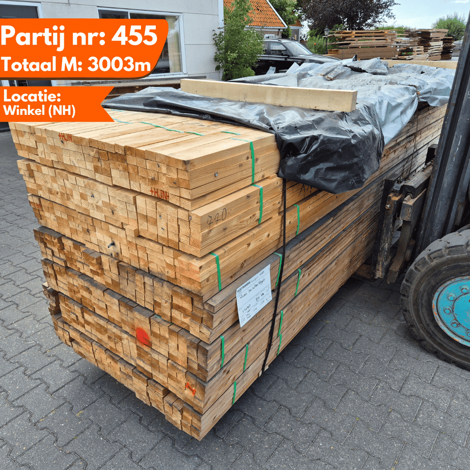 Vuren Panlatten/regels 3900x44x28mm