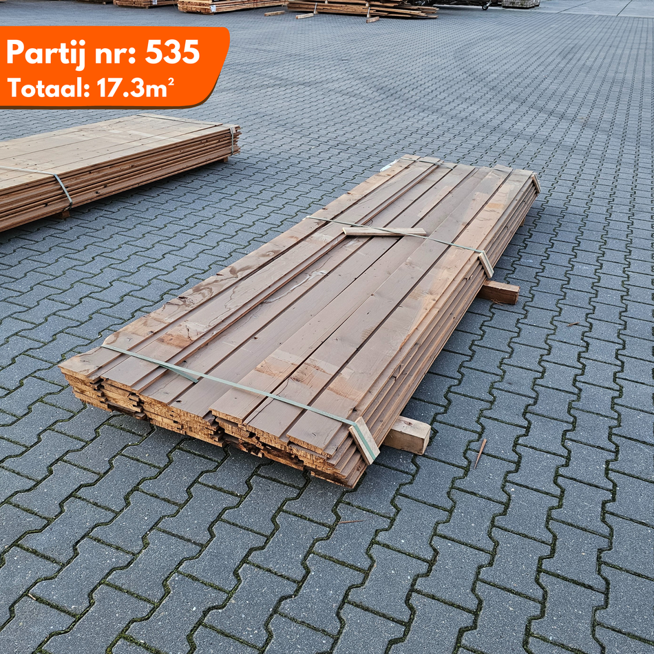 Thermo Vuren Channelsiding 3300x145x20mm