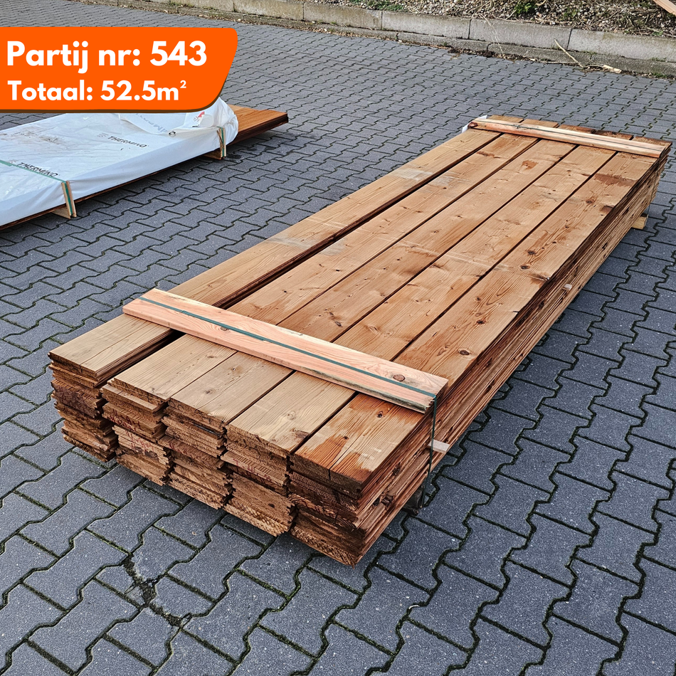 Thermo Vuren Zweeds Rabat 3000x185x8-20mm