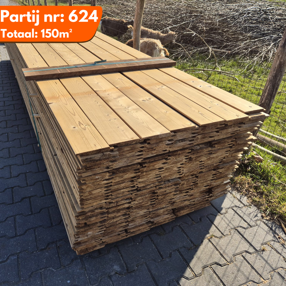 Thermo Vuren Channelsiding 4500x140x18mm