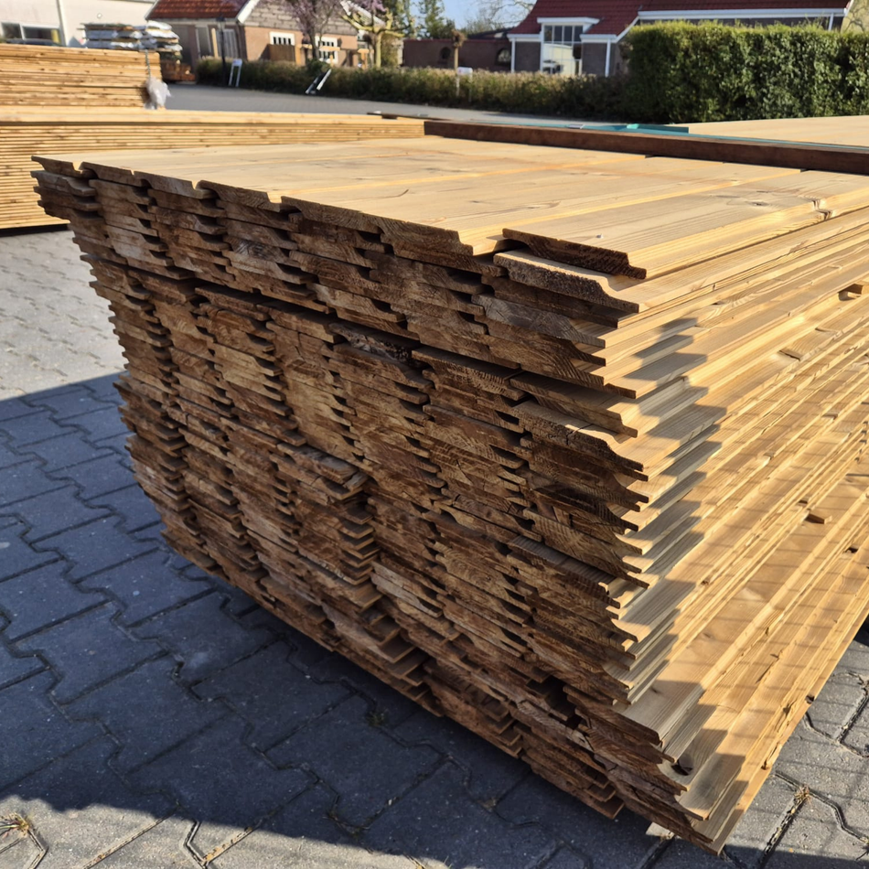 Thermo Vuren Channelsiding 4500x140x18mm