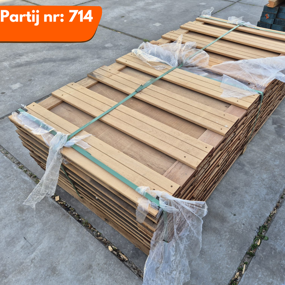 Keruing Tuinschermen 1800x900x45mm