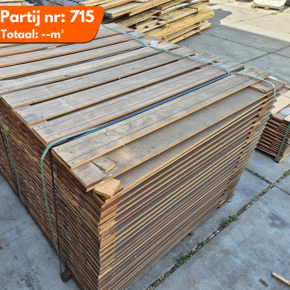 Keruing Tuinschermen 1800x1500x45mm