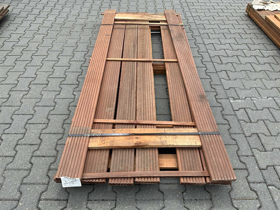 Hardhouten Vlonderplanken 2450x145x25mm