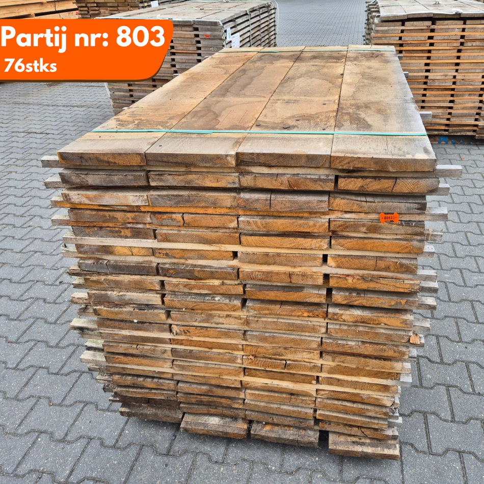 Eiken planken fijnbezaagd 1550x220x27mm