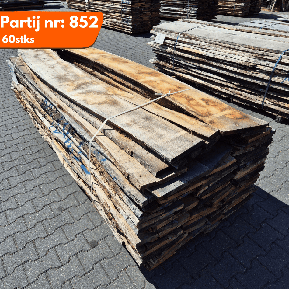 Eiken Schaaldelen 3000-3100x200-300x28mm