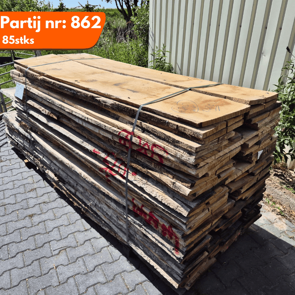 Eiken Schaaldelen 2600-3200x200-450x28mm