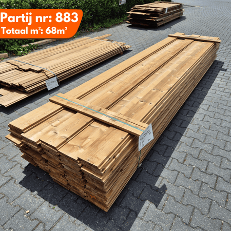 Thermo Vuren Zweeds Rabat 4200x185x19-26mm