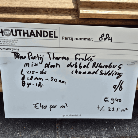 Thermo Frake Mix Partij 2150-3650x90-185x18-20mm