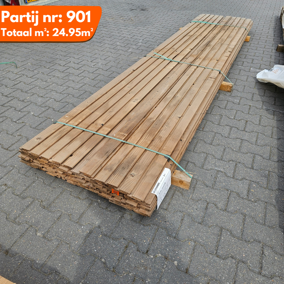 Thermo Vuren Channelsiding 4200x90x20mm