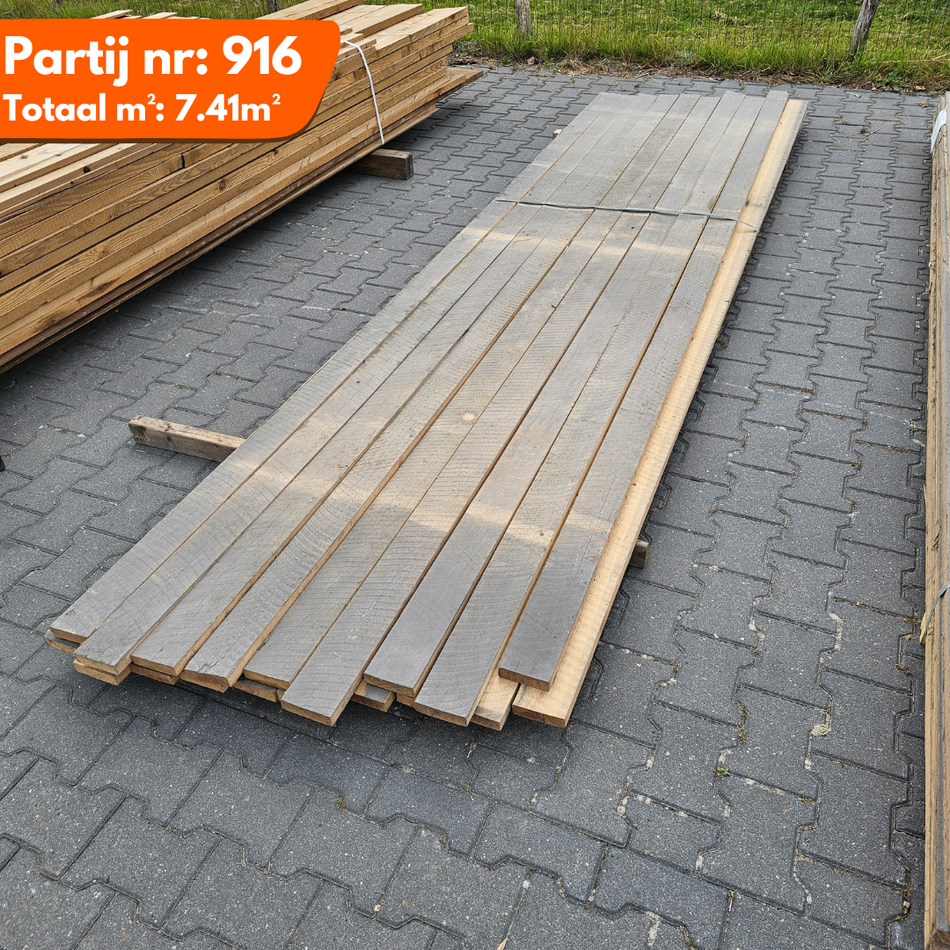 Partij Vuren Balken/Planken 3900x100x25mm