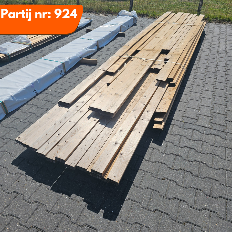 Thermo Vuren Mix Partij (plank/balk) 2900-5400x40-140x18-40mm