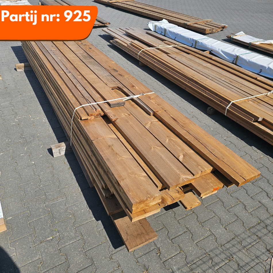 Thermo Vuren Mix Partij (Balken/Latten) 3000-5100x50-200x20-40mm