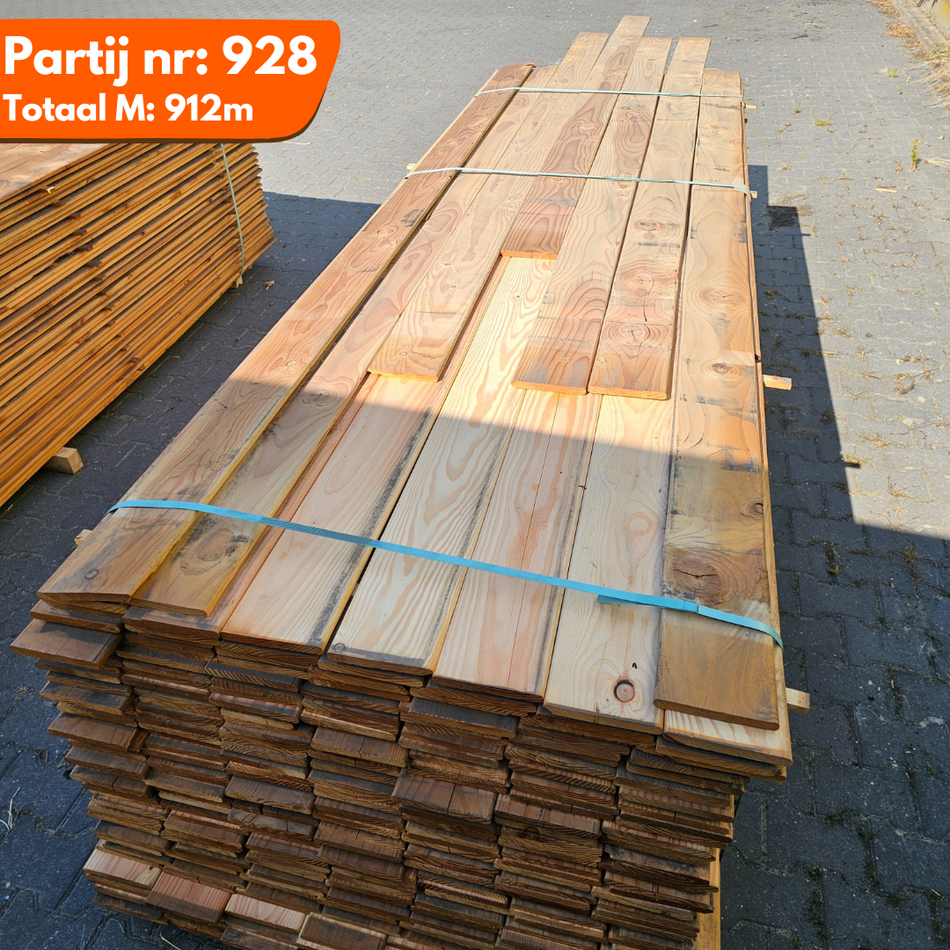 Douglas Schuttingplanken 3000x140x16mm