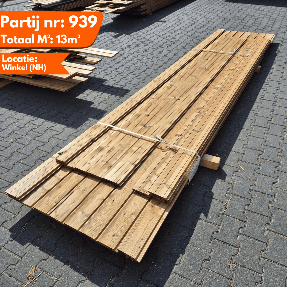 Thermo Vuren Channelsiding 3900-4800x140x18mm