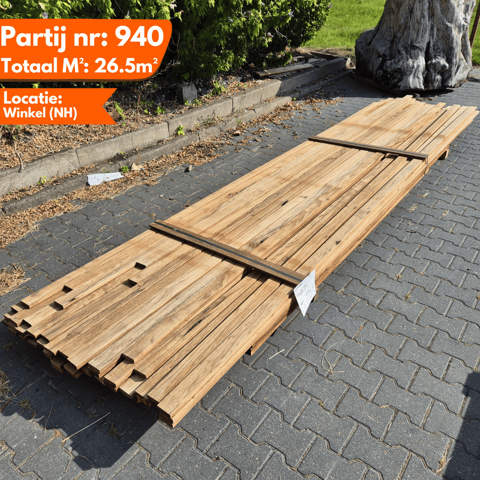 Thermo Frake Geschaafde Plank 2150-4550x66x18mm