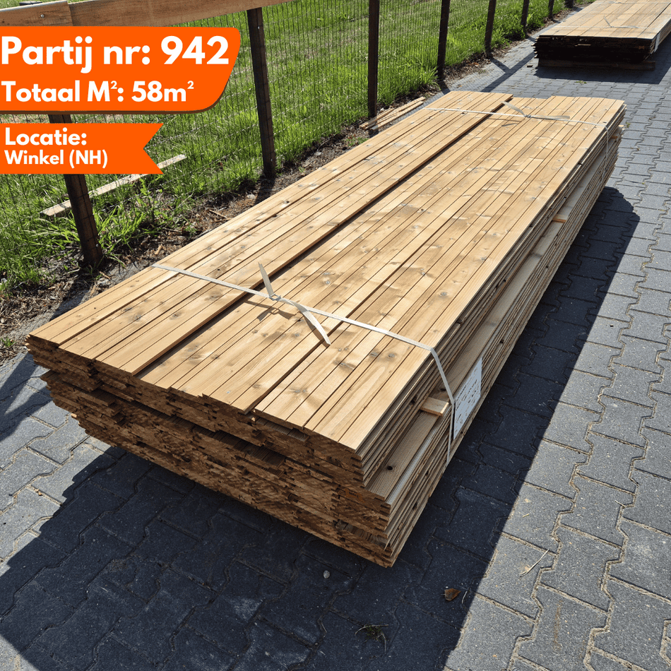 Thermo Vuren Channelsiding 3000x140x19mm