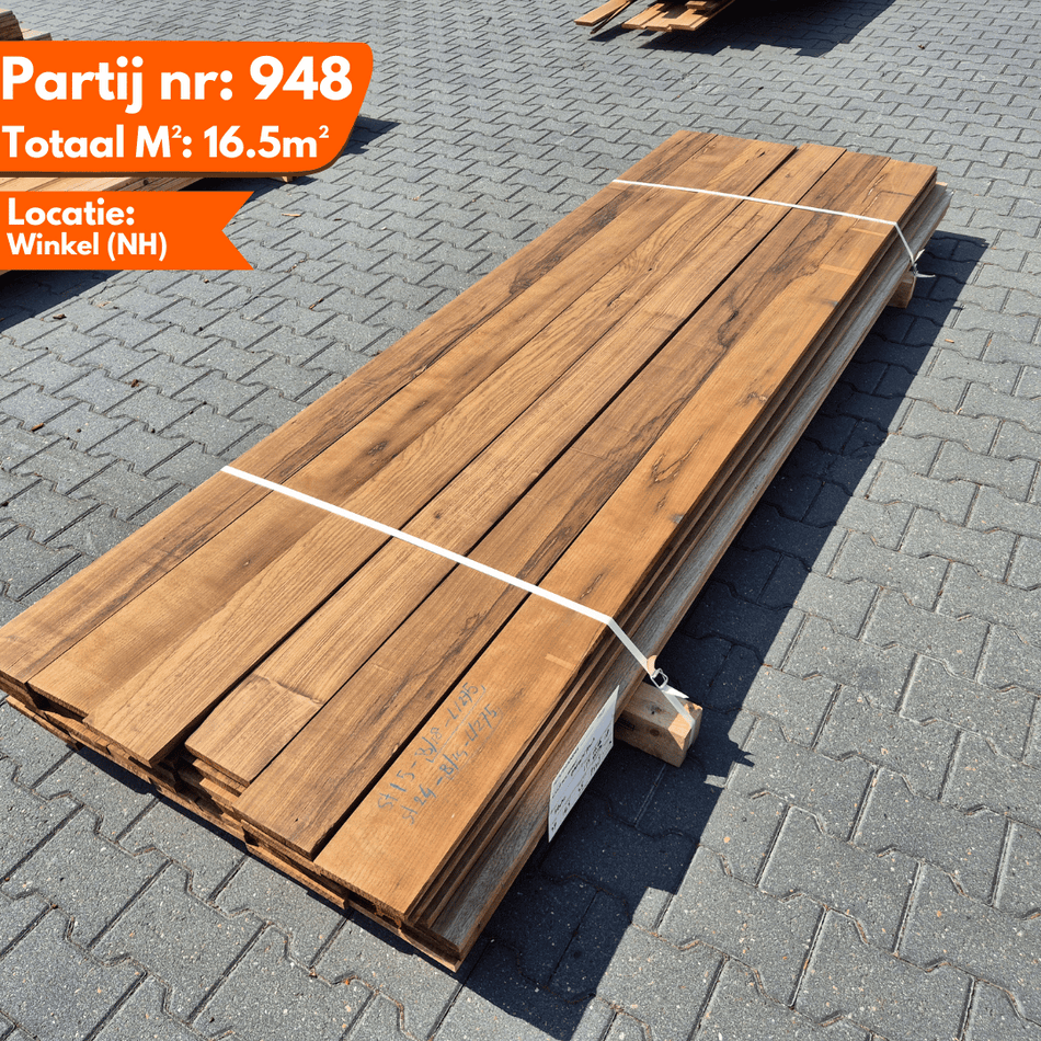 Thermo Frake Geschaafde Plank 2750x140-180x18mm