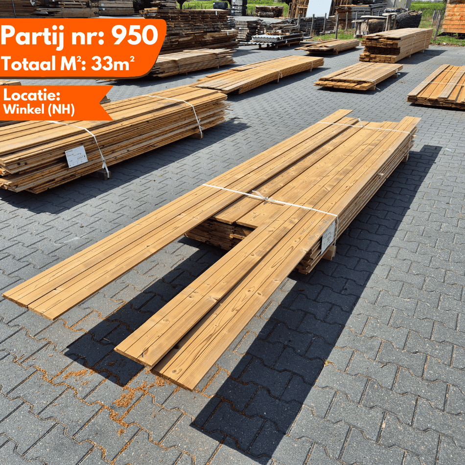 Thermo Vuren Channelsiding 3000-4500x185x20mm