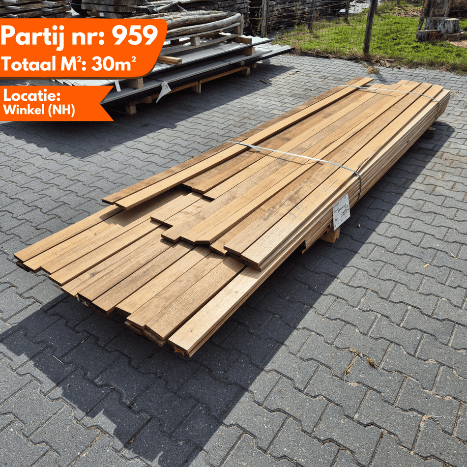 Thermo Frake Geschaafde Plank 2750-3950x90x19mm