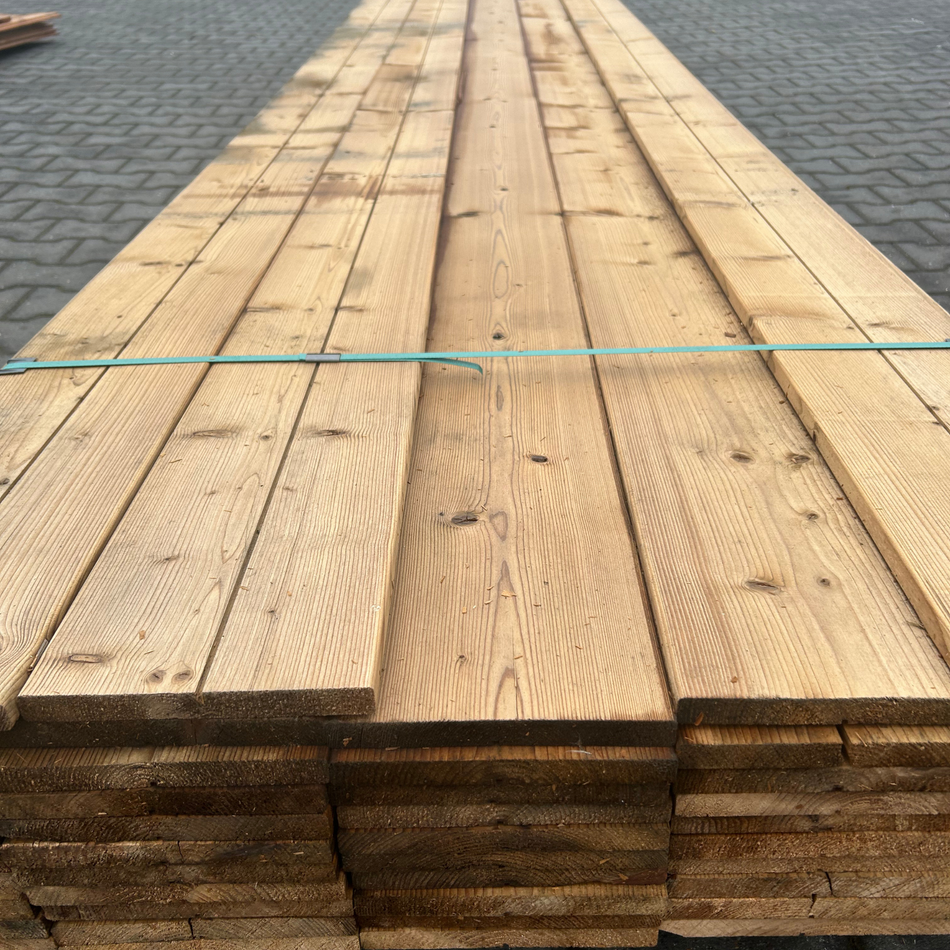 Thermo Vuren Geschaafde Plank 4500x190x18mm