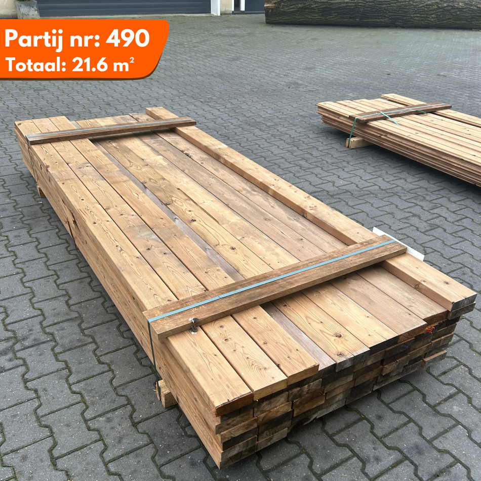 Thermo Vuren Geschaafde Balk 3000x115-140x40mm