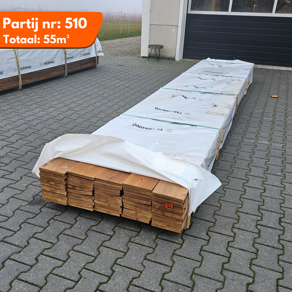 Thermo Vuren Geschaafde Plank 5100x190x20mm
