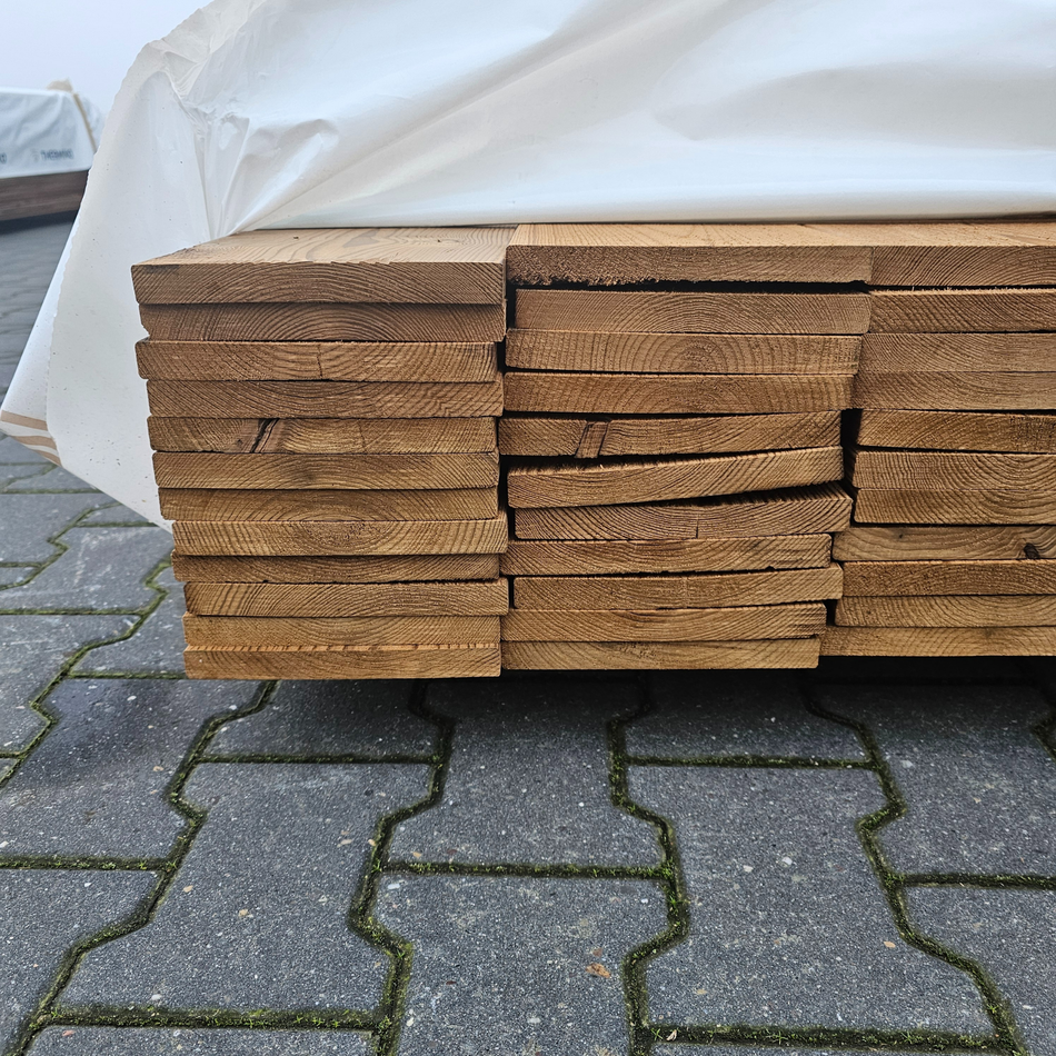 Thermo Vuren Geschaafde Plank 5100x190x20mm