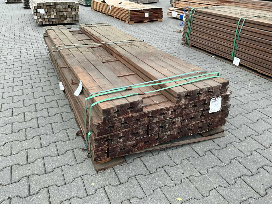 Hardhouten Schuttingpalen 2700x90x90mm