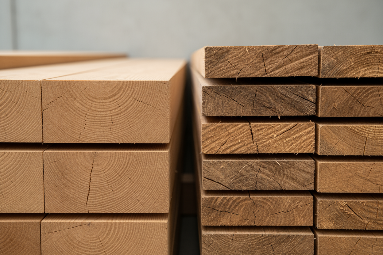 Wat is het verschil tussen fijnbezaagd en geschaafd hout?