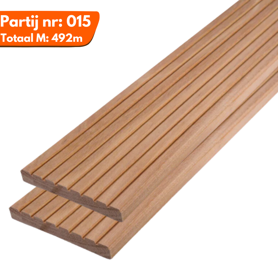 Bangkirai Vlonderplanken 3350x145x21mm