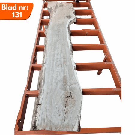 Tafelblad boomstam 131 - Eiken 350x64-60-76x5.6cm