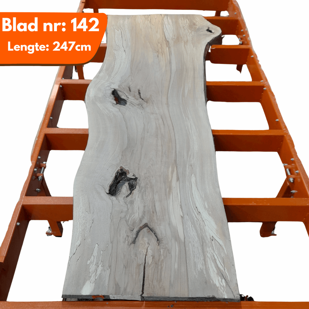 Tafelblad boomstam 142 - Beuken 247x84-80-71x4.8cm