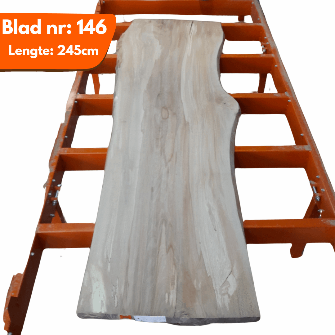 Tafelblad boomstam 146 - Beuken 245x78-82-71cm