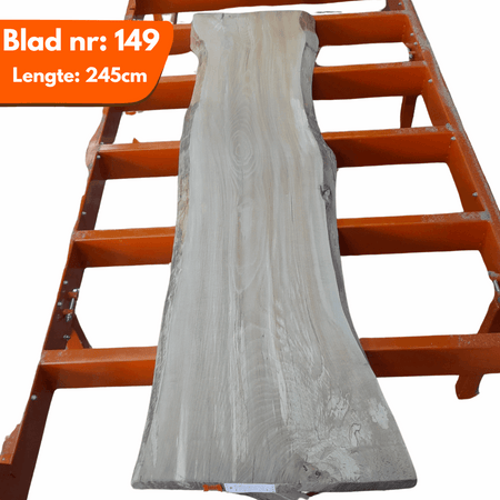 Tafelblad boomstam 149 - Beuken 245x62-61-69x5cm