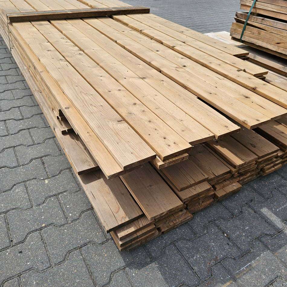 Thermo Vuren Geschaafde Planken 4800-5400x100-140x18mm