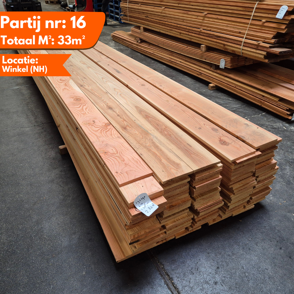 Douglas Geschaafde Planken 6000x190x19mm