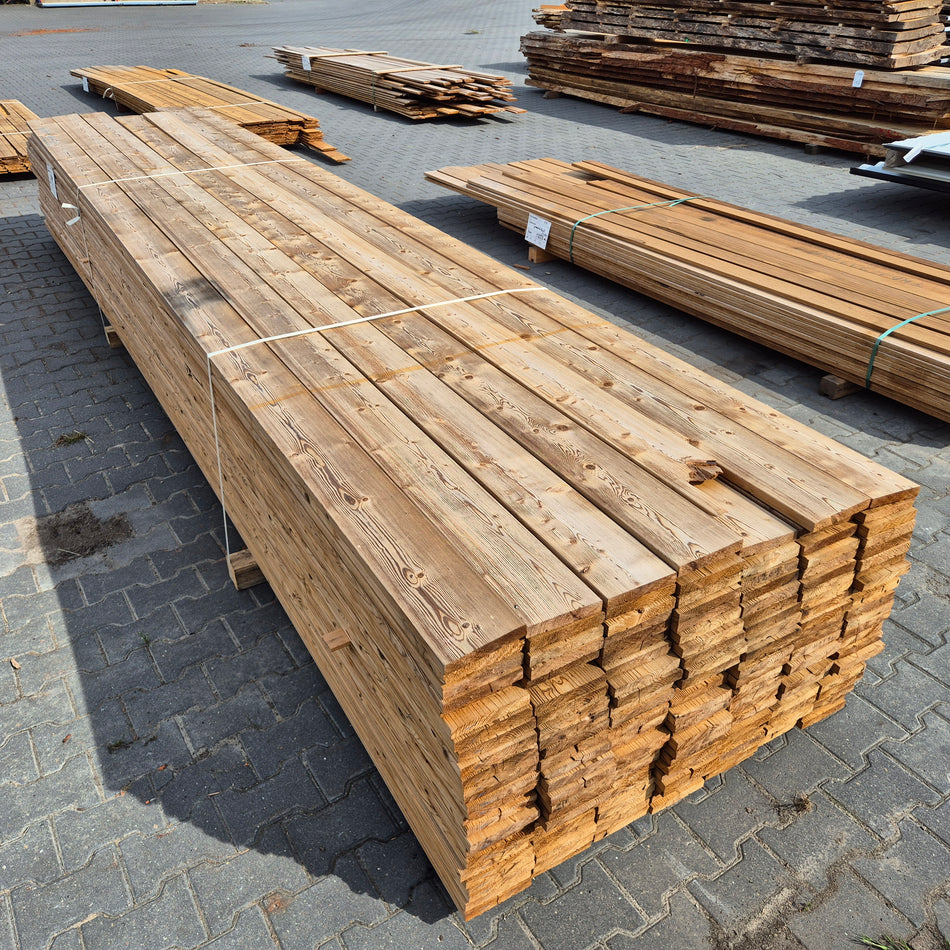 Thermo Vuren Vlonderplank 4800-5100x140x24mm
